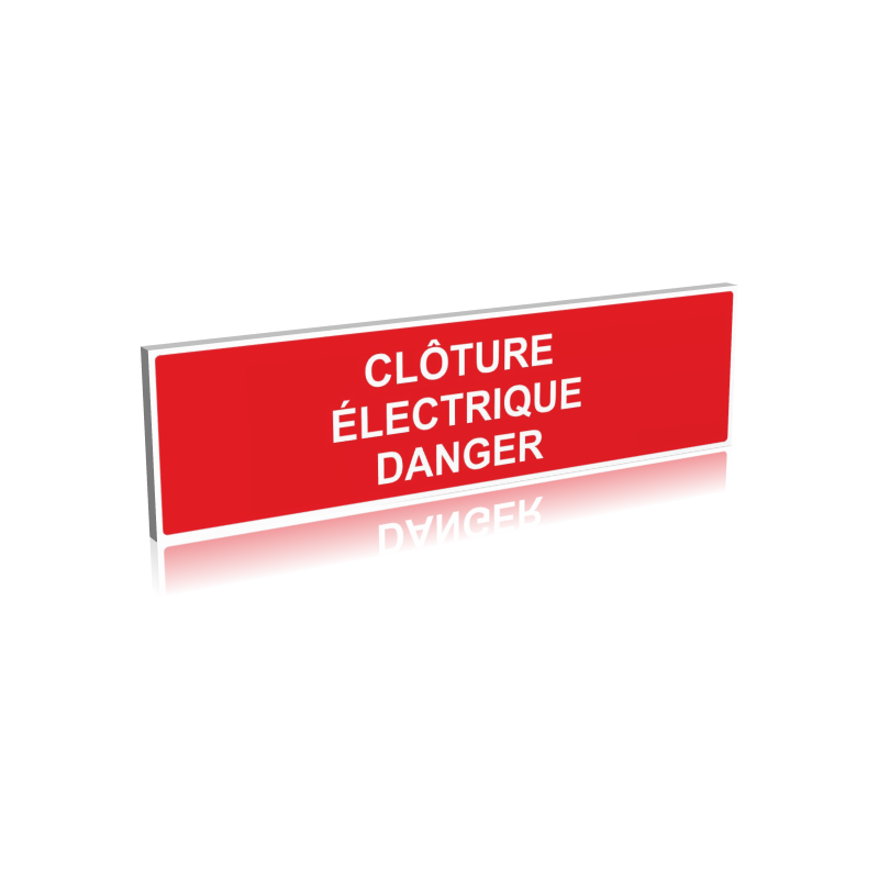 Panneau Cl Ture Lectrique Danger Signal Tique Interdiction