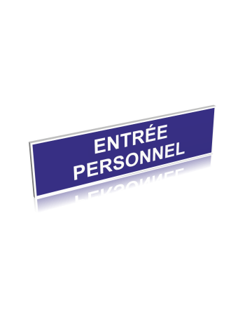 Entrée personnel