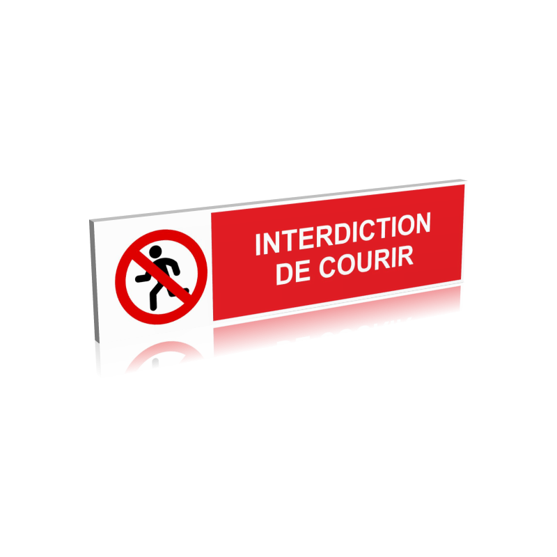 Interdiction de courir