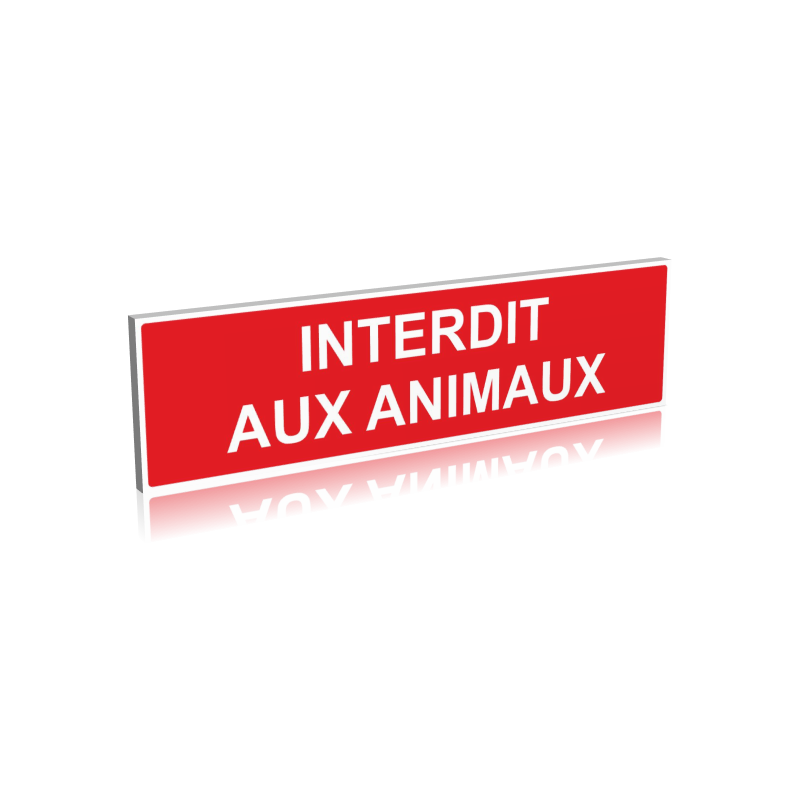 Interdit aux animaux