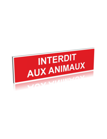 Interdit aux animaux