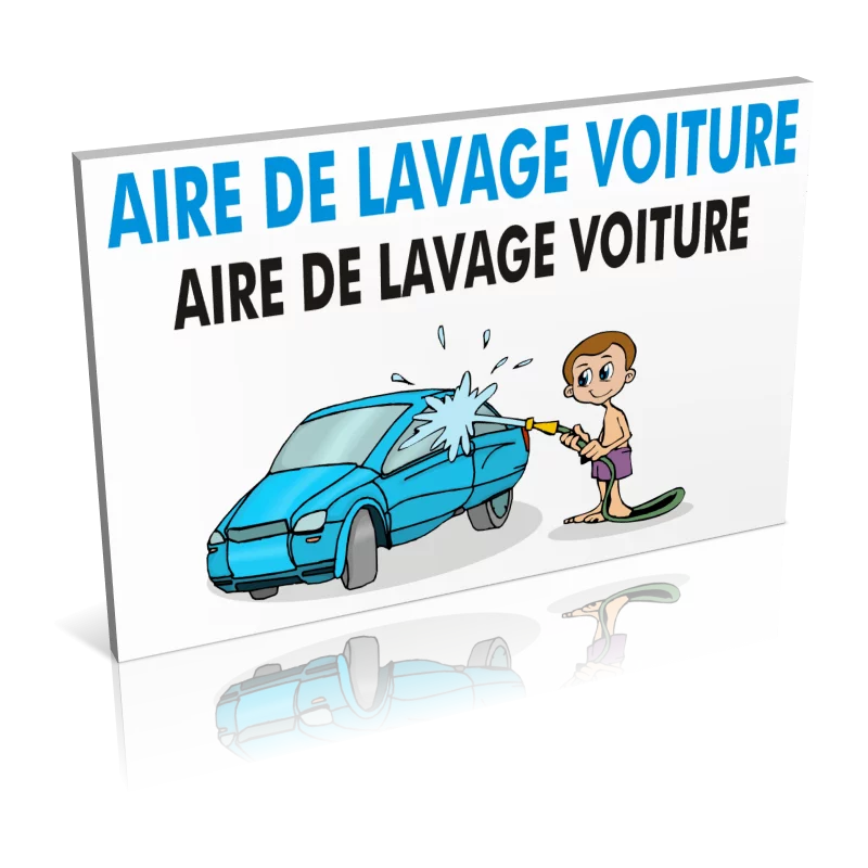 Entrée  Aire de lavage voiture