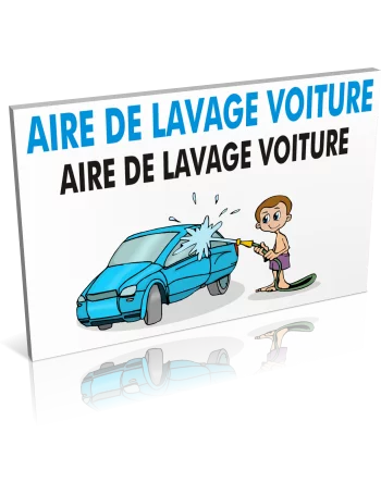 Entrée  Aire de lavage voiture