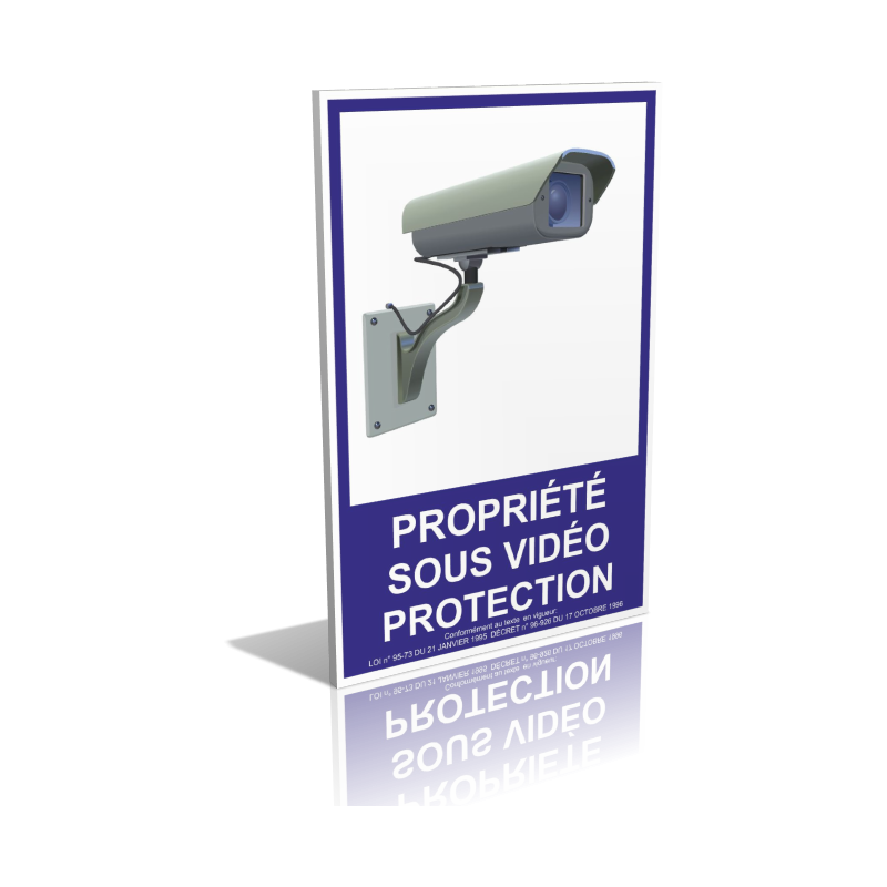 Panneau Propriété sous vidéo surveillance