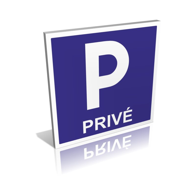 Panneau Parking privé - signalétique parking ou stationnement