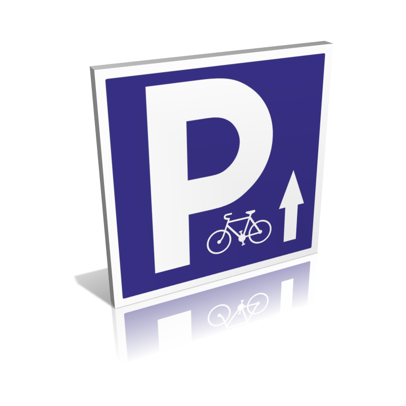 Panneaux d'information du public Parking vélos
