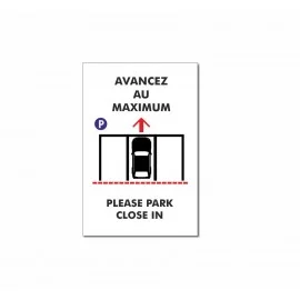 parking avancez au maximum