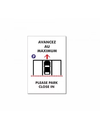 parking avancez au maximum